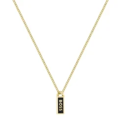 Collier Homme BOSS Kassy Emblem Acier Doré 1580678