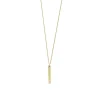 Collier Homme 55.9CM FOSSIL HARLOW LINEAR TEXTURE Acier Doré