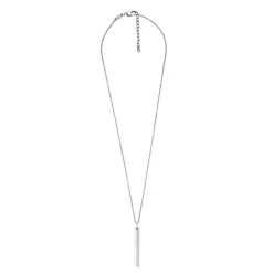 Collier Homme 55.9CM FOSSIL HARLOW LINEAR TEXTURE Acier Argenté
