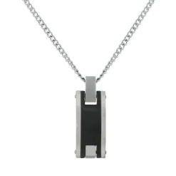 Collier Homme PHEBUS Acier et Céramique