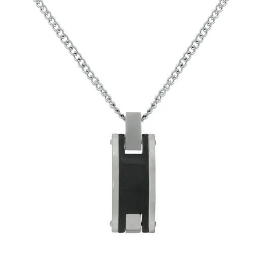 Collier Homme PHEBUS Acier et Céramique