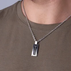 Collier Homme PHEBUS Acier et Câbles