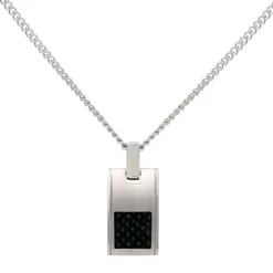 Collier Homme PHEBUS Séverin Acier Argenté 72-0003-N
