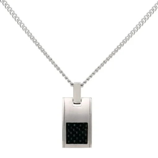 Collier Homme PHEBUS Séverin Acier Argenté 72-0003-N