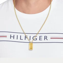 Collier Homme TOMMY HILFIGER JAMESON Acier Doré 2790628