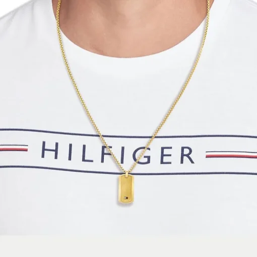 Collier Homme TOMMY HILFIGER JAMESON Acier Doré 2790628
