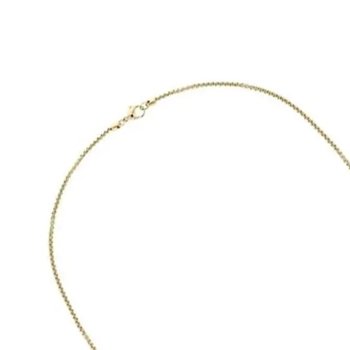 Collier Plaque Homme TOMMY HILFIGER Acier Doré