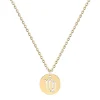 Collier Zodiaque Vierge EDORA Acier Doré 432173
