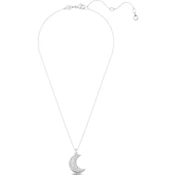 Colliers Femme SWAROVSKI LUNA Métal Rhodié Blanc