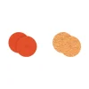 Cuir boucles d'oreilles 16mm les georgettes mango/cuivre 703218299G5000