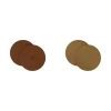 Cuir boucles d'oreilles 16mm les georgettes terre cuite/bronze 703218299G4000