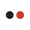 Cuir Colliers 25mm LES GEORGETTES Paillettes Noires Rouge