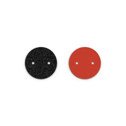 Cuir Colliers 25mm LES GEORGETTES Paillettes Noires Rouge