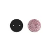 Cuir Colliers 25mm LES GEORGETTES Khôl Noir et Paillettes Orientales