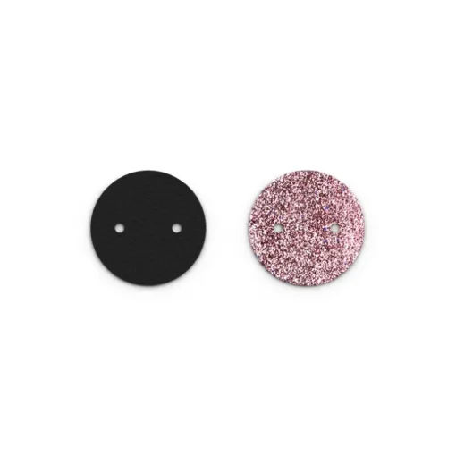 Cuir Colliers 25mm LES GEORGETTES Khôl Noir et Paillettes Orientales