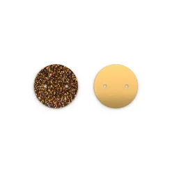 Cuir Colliers 25mm LES GEORGETTES Magie Champagne