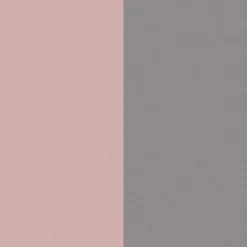 Cuir Cœur Colliers et Joncs 17mm LES GEORGETTES Rose Clair Gris Clair