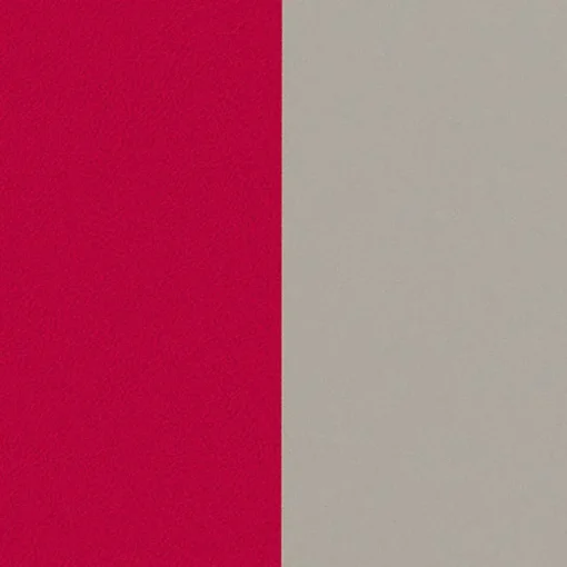 Cuir Manchette 25mm LES GEORGETTES Fraise Grège Vernis