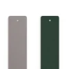 Cuir Manchette 25mm LES GEORGETTES Argent Vert Forêt