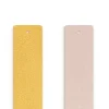Cuir Manchette 25mm LES GEORGETTES Rose Clair Vernis Citron
