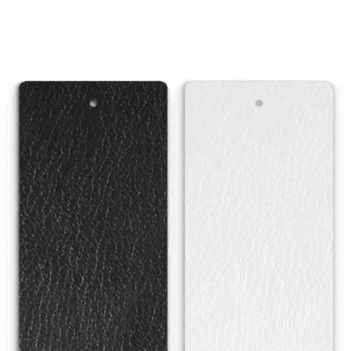 Cuir Manchette 40mm LES GEORGETTES Noir Blanc