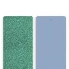 Cuir Manchette 40mm LES GEORGETTES Paillettes Turquoise Bleu Ciel