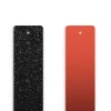 Cuir Manchette 25mm LES GEORGETTES Paillettes Noires Rouge