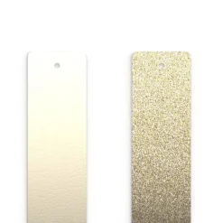Cuir manchette 25mm les georgettes crème/paillettes dorées 702755199C4000