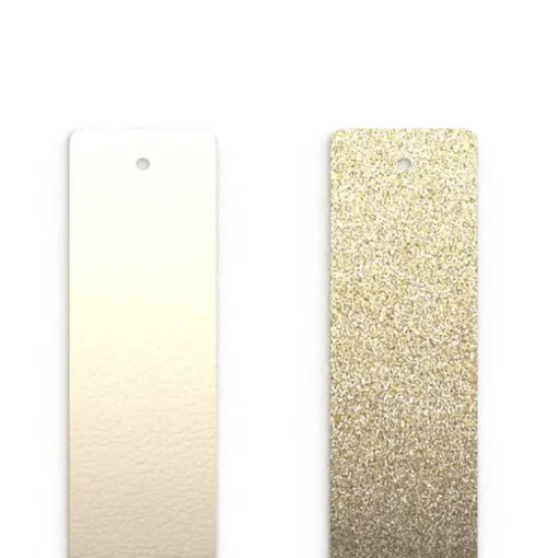Cuir manchette 25mm les georgettes crème/paillettes dorées 702755199C4000