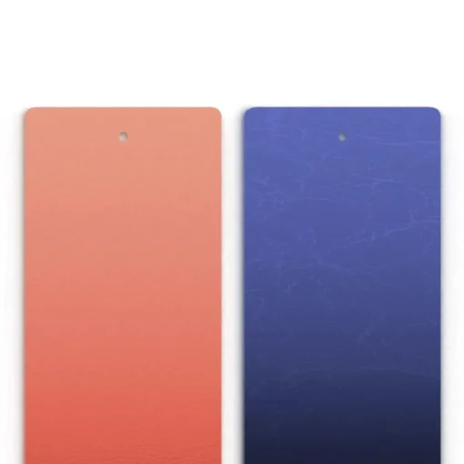 Cuir Manchette 40mm LES GEORGETTES Corail Marine