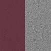 Cuir Manchette 8mm Les Georgettes Cerise et Métal
