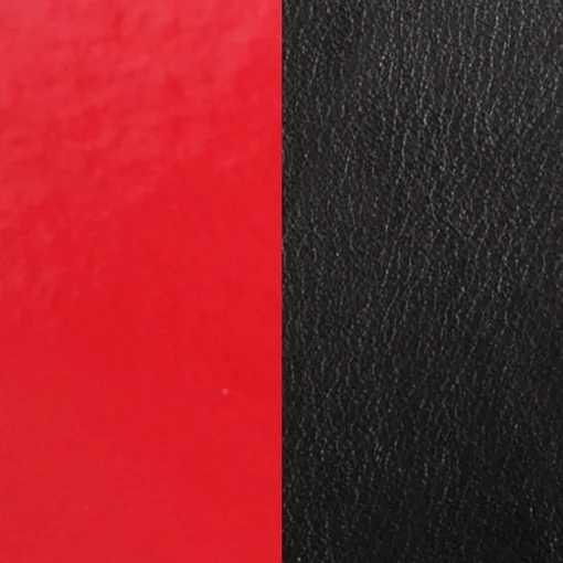 Cuir Manchette 8mm Les Georgettes Rouge Vernis et Noir
