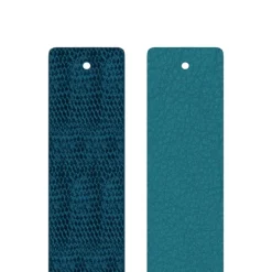 Cuir manchette 25mm les georgettes écailles bleutées/bleu georgette 702755199G8000