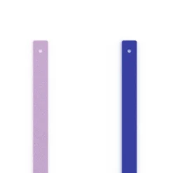 Cuir Manchette 8mm LES GEORGETTES Lilas Pastel Bleu Roi