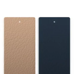 Cuir Manchette 40mm LES GEORGETTES Poudre Ombre bleutée