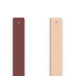 Cuir Manchette 14mm LES GEORGETTES Raisin et Rose Irisé