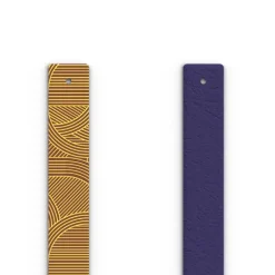 Cuir Manchette 14mm LES GEORGETTES Péninsule et Marine Métallisé