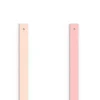 Cuir manchette 8mm les georgettes jasmin/rose métal 703215299FW000