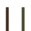 Cuir manchette 8mm les georgettes bronze paillettes/vert de gris 703215299EP000