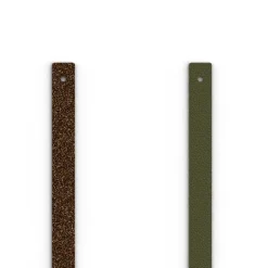 Cuir manchette 8mm les georgettes bronze paillettes/vert de gris 703215299EP000
