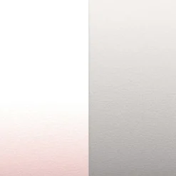 Cuir Manchette 14mm LES GEORGETTES Gris Rose