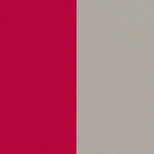 Cuir Manchette 14mm LES GEORGETTES Fraise Grège Vernis