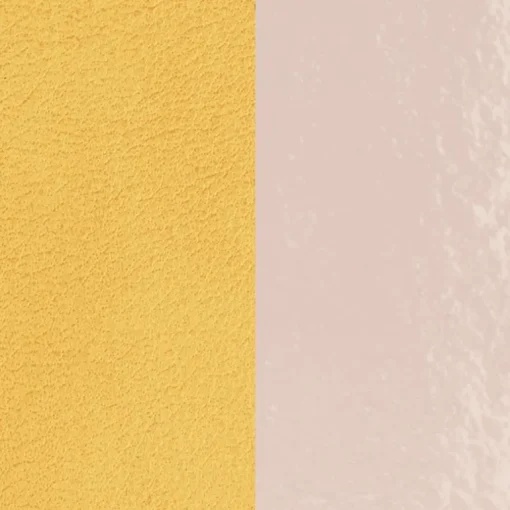 Cuir Manchette 14mm LES GEORGETTES Rose Clair Citron