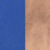 Cuir Manchette 14mm LES GEORGETTES Bleu Outremer Rose Sirène