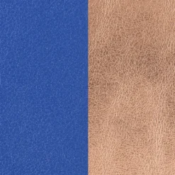 Cuir Manchette 14mm LES GEORGETTES Bleu Outremer Rose Sirène