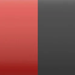 Cuir Manchette 14mm LES GEORGETTES Rouge Vernis Noir