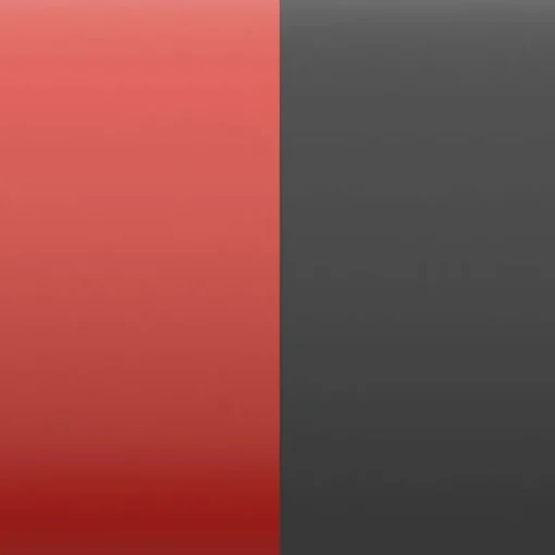 Cuir Manchette 14mm LES GEORGETTES Rouge Vernis Noir