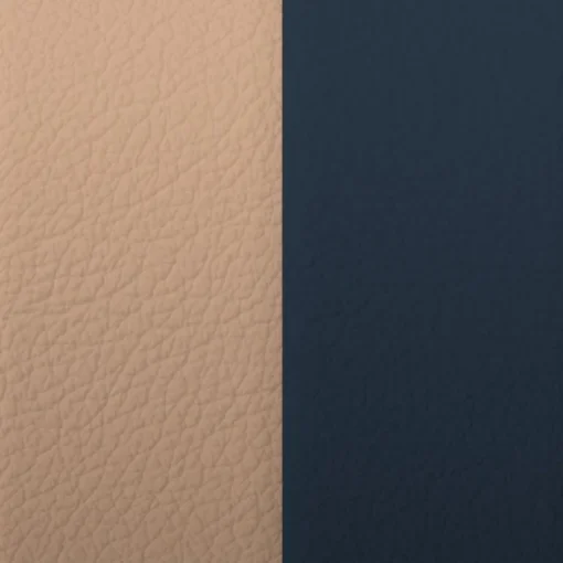 Cuir Manchette 40mm LES GEORGETTES Poudre Ombre bleutée