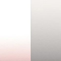 Cuir Manchette 25mm LES GEORGETTES Rose Clair Gris Clair