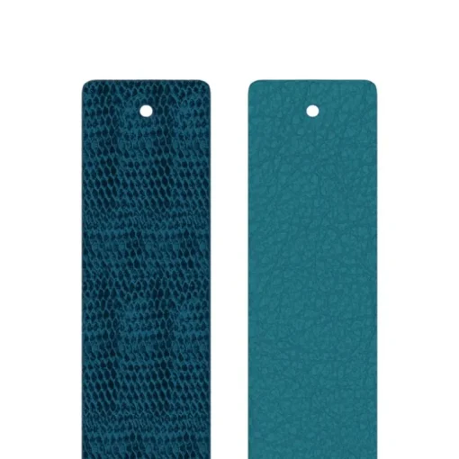 Cuir manchette 25mm les georgettes écailles bleutées/bleu georgette 702755199G8000